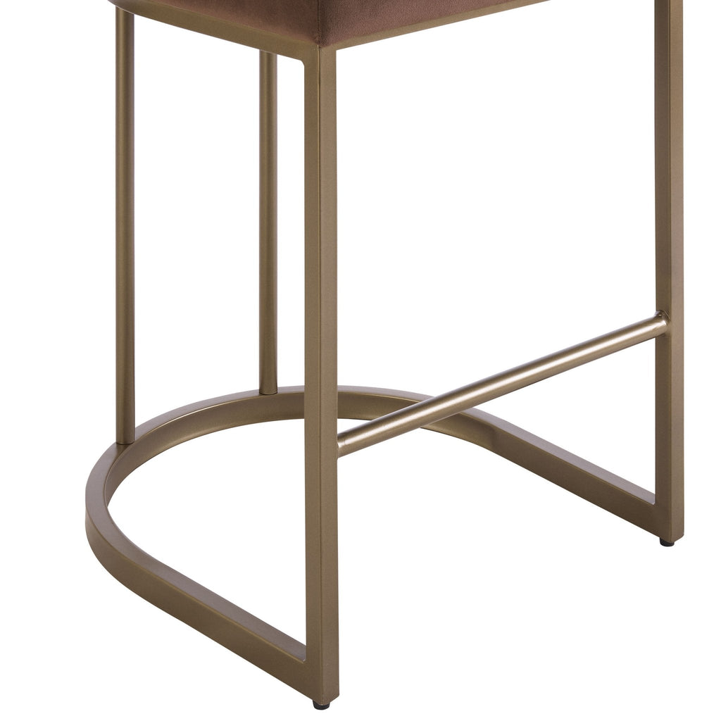 Dusklia - Mollie Set of 2 Barstools - Cappuccino