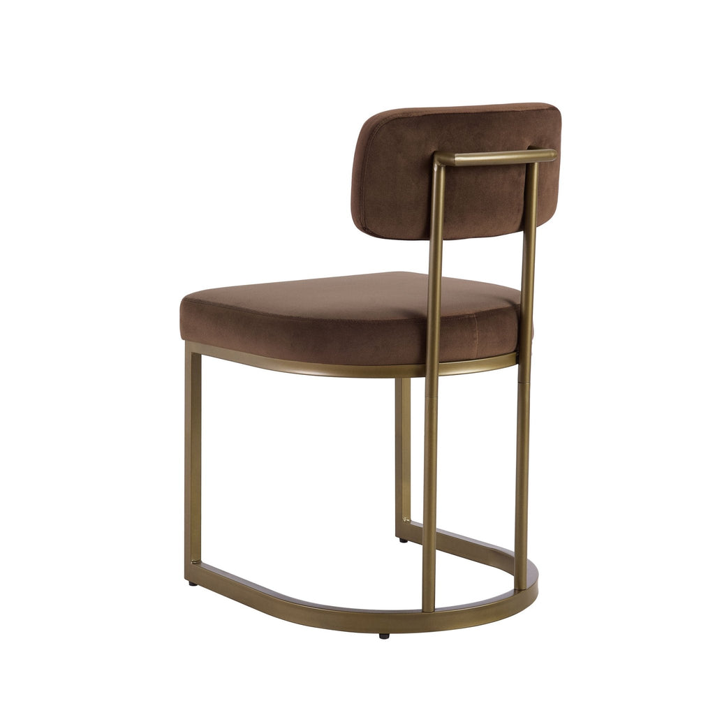 Dusklia - Mollie Set of 2 Dining Chairs - Cappuccino