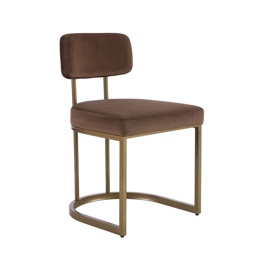 Dusklia - Mollie Set of 2 Dining Chairs - Cappuccino