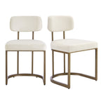 Dusklia - Mollie Set of 2 Dining Chairs - Ecru