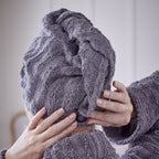 Dusklia - Monaco Hair Wrap (Pack of Two) - Charcoal