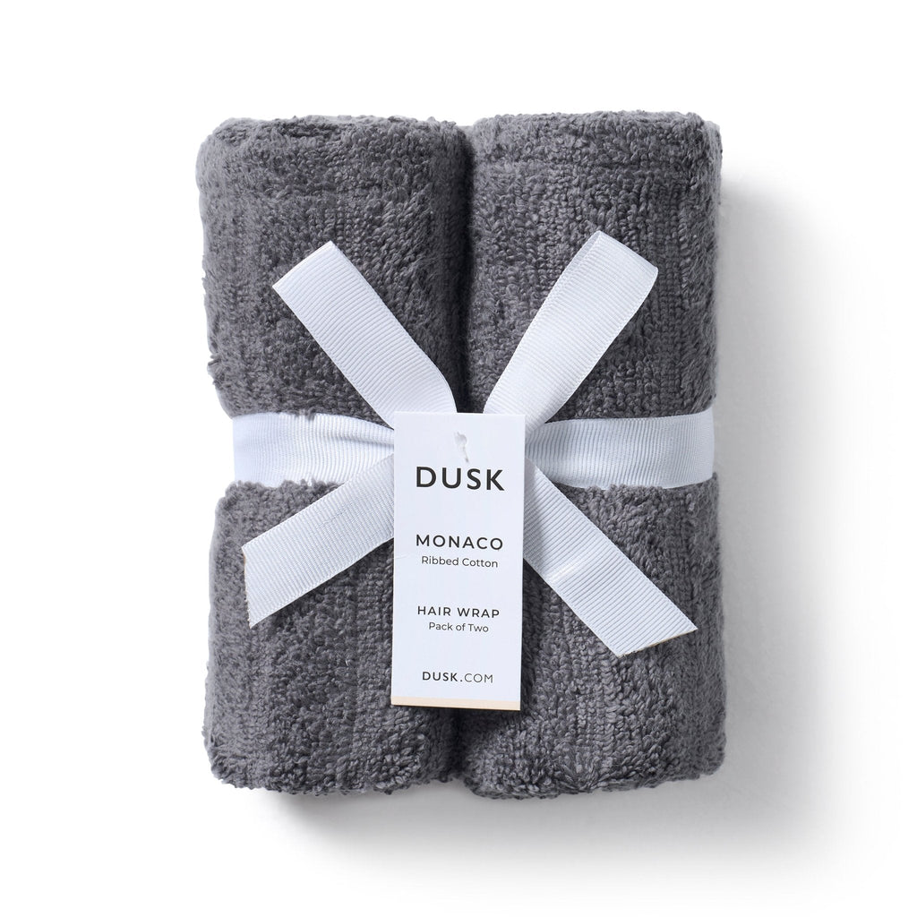 Dusklia - Monaco Hair Wrap (Pack of Two) - Charcoal