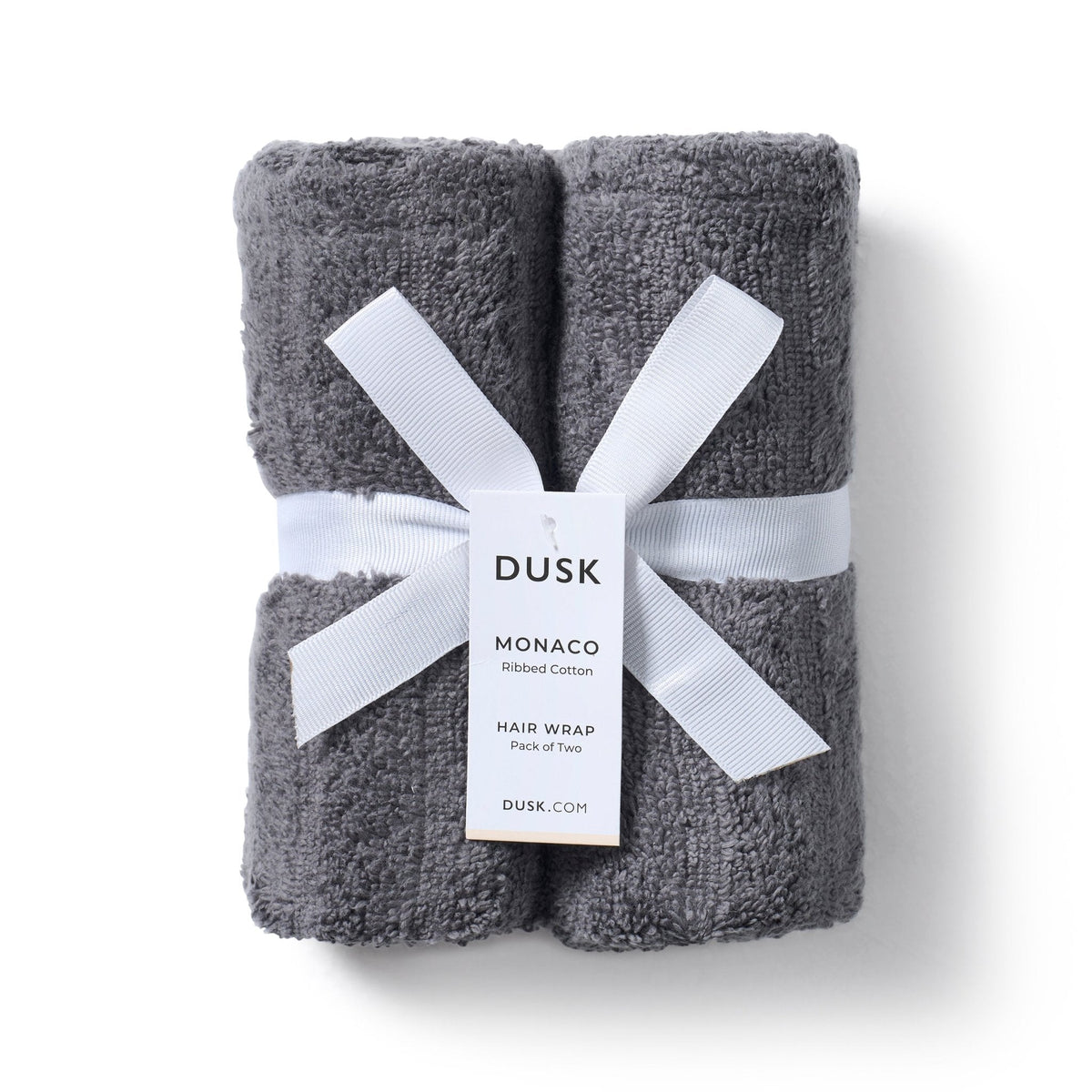 Dusklia - Monaco Hair Wrap (Pack of Two) - Charcoal