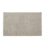 Dusklia - Monaco Plush Ribbed Cotton Bath Mat - Mushroom