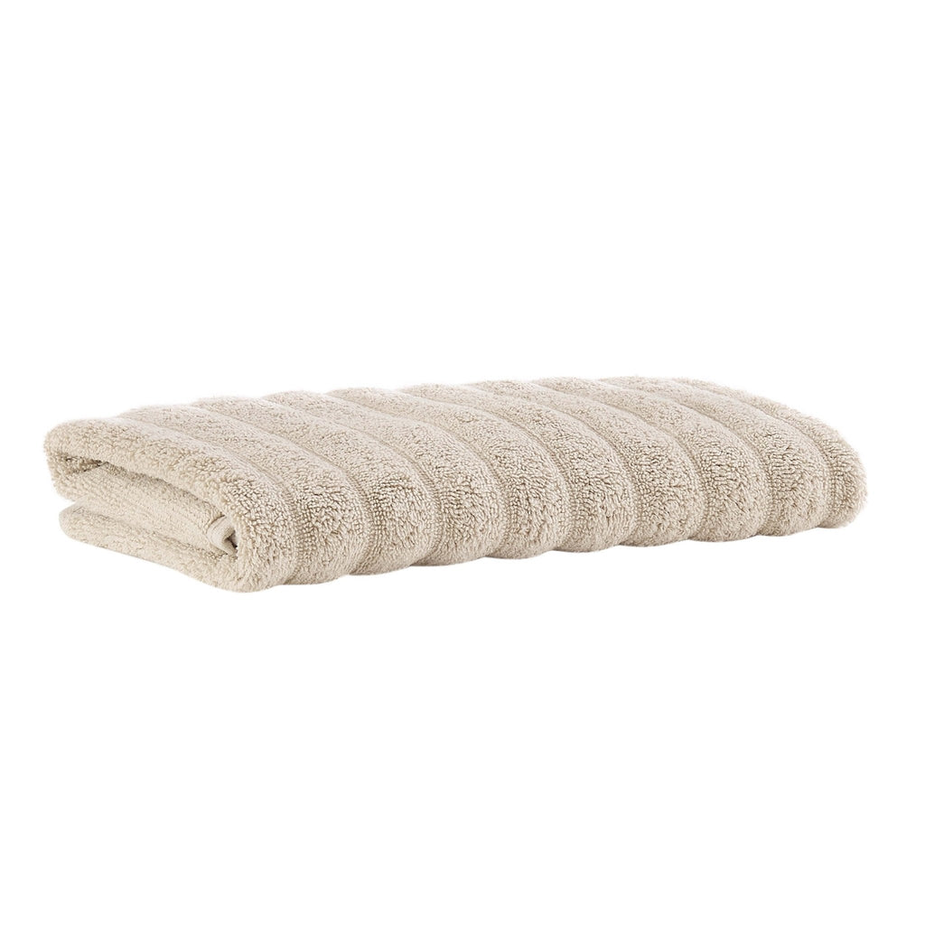 Dusklia - Monaco Plush Ribbed Cotton Towel Collection - Mushroom