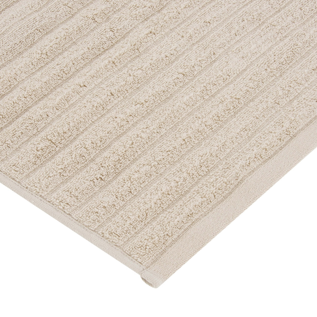 Dusklia - Monaco Plush Ribbed Cotton Towel Collection - Mushroom