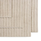 Dusklia - Monaco Plush Ribbed Cotton Towel Collection - Mushroom