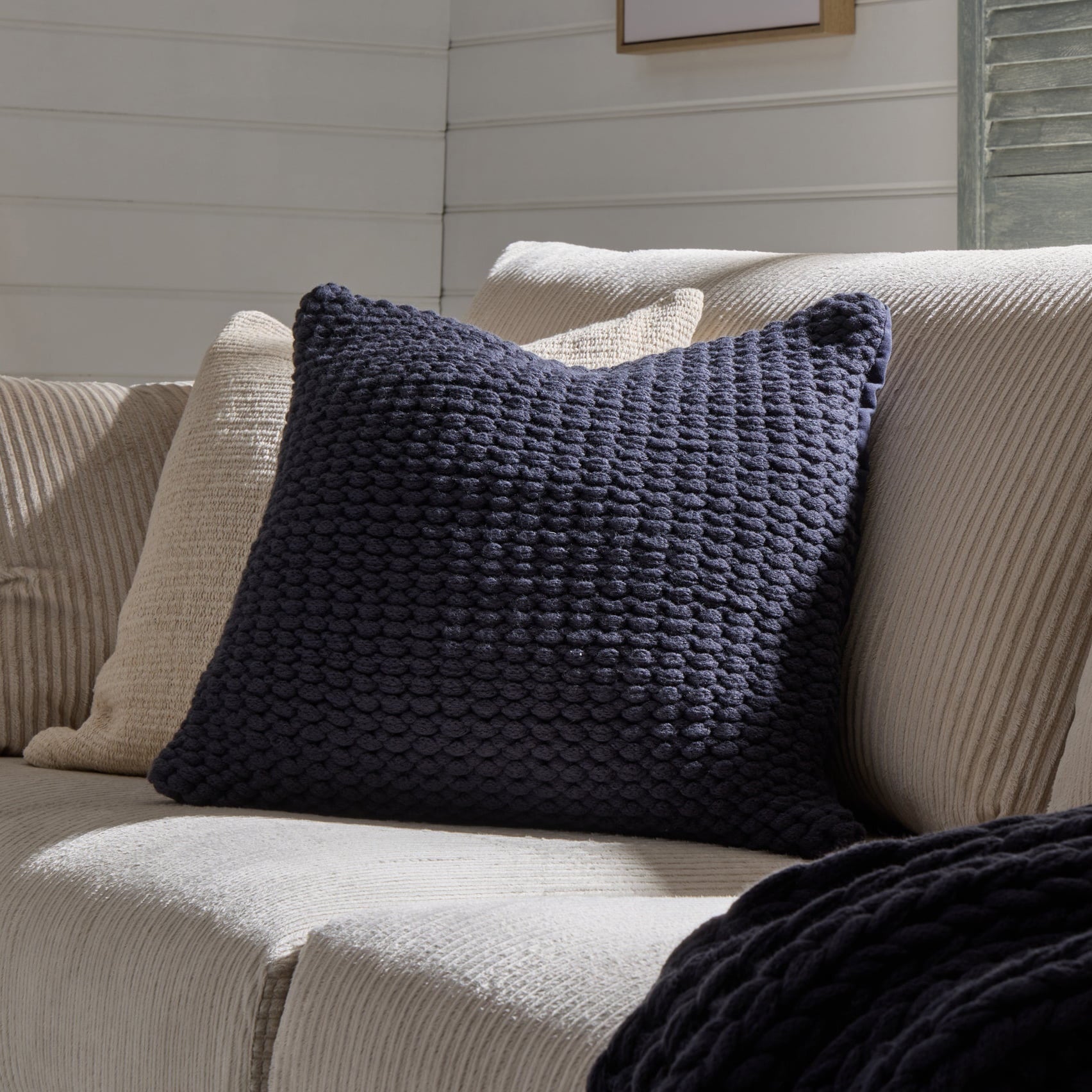 Dusklia - Montreal Sofa Cushion Cover - Midnight Navy