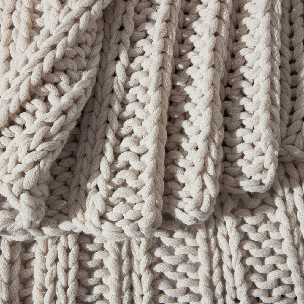 Dusklia - Montreal Sofa Throw - Natural