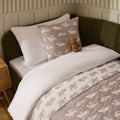 Dusklia - Morgan Transport Matelasse Cushion Cover and Bedspread Set - Taupe