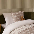Dusklia - Morgan Transport Matelasse Cushion Cover and Bedspread Set - Taupe