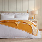 Dusklia - Motif Abstract Throw - Yellow