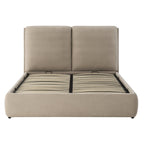 Dusklia - Murcia Ottoman Storage Bed - Chenille Oatmeal