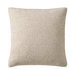 Dusklia - Nairobi Geo Chenille Stitch Quilt Cushion Cover - Taupe/White