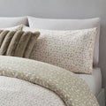 Dusklia - Nala 200 Thread Count Reversible Duvet Cover & Pillowcase Set - Animal Print - Natural