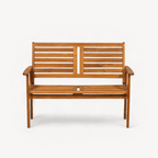 Dusklia - Napoli Outdoor 2 Seater Bench - Natural