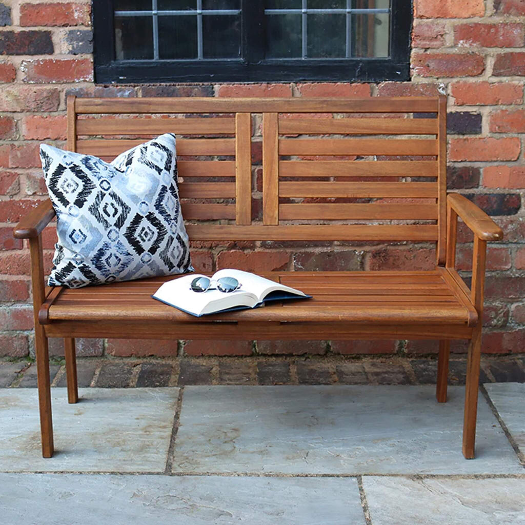 Dusklia - Napoli Outdoor 2 Seater Bench - Natural