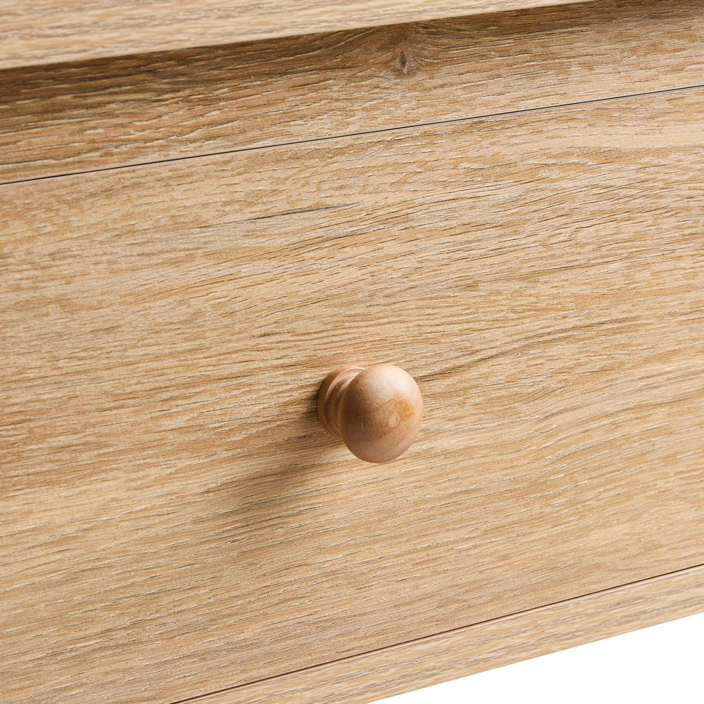 Dusklia - Nell 1 Drawer Nightstand - Light Wood