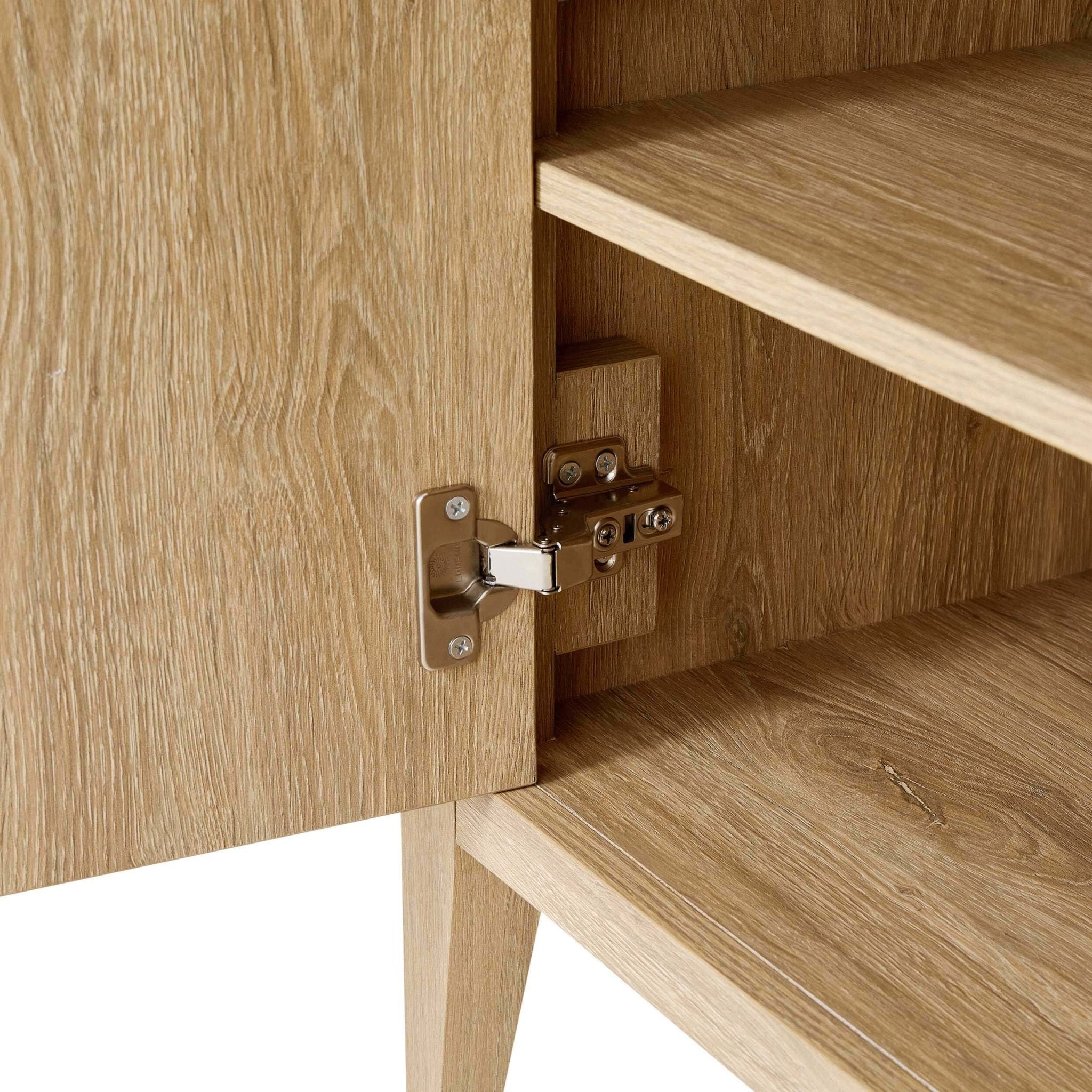 Dusklia - Nell 3 Door Sideboard with Drawers - Light Wood