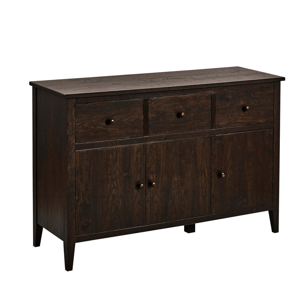 Dusklia - Nell 3 Door Sideboard with Drawers - Walnut