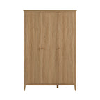 Dusklia - Nell 3 Door Wardrobe - Light Wood