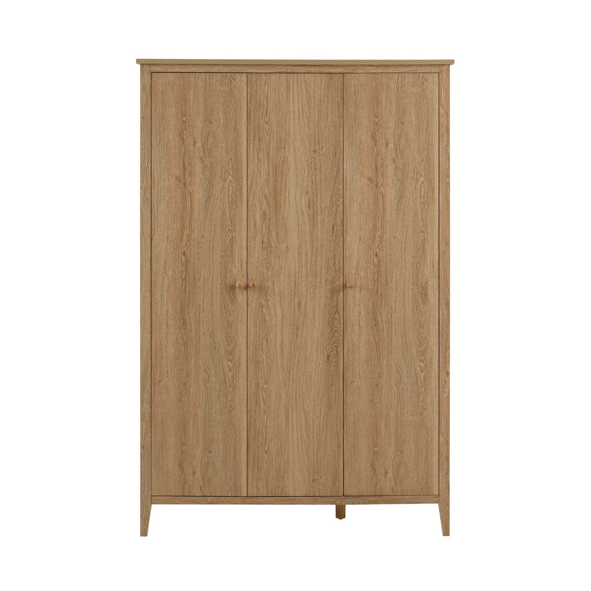 Dusklia - Nell 3 Door Wardrobe - Light Wood
