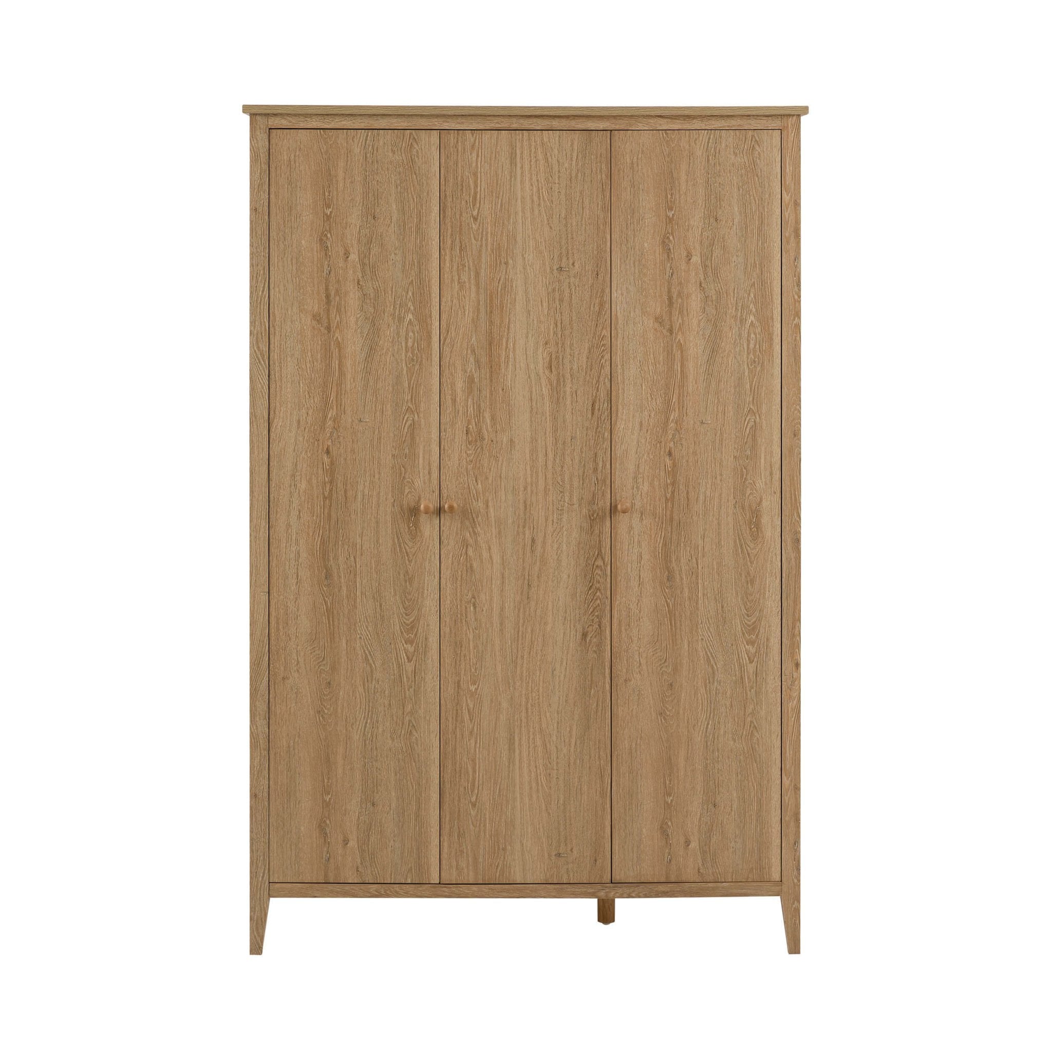 Armoire 3 portes Nell - Bois clair