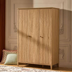 Dusklia - Nell 3 Door Wardrobe - Light Wood