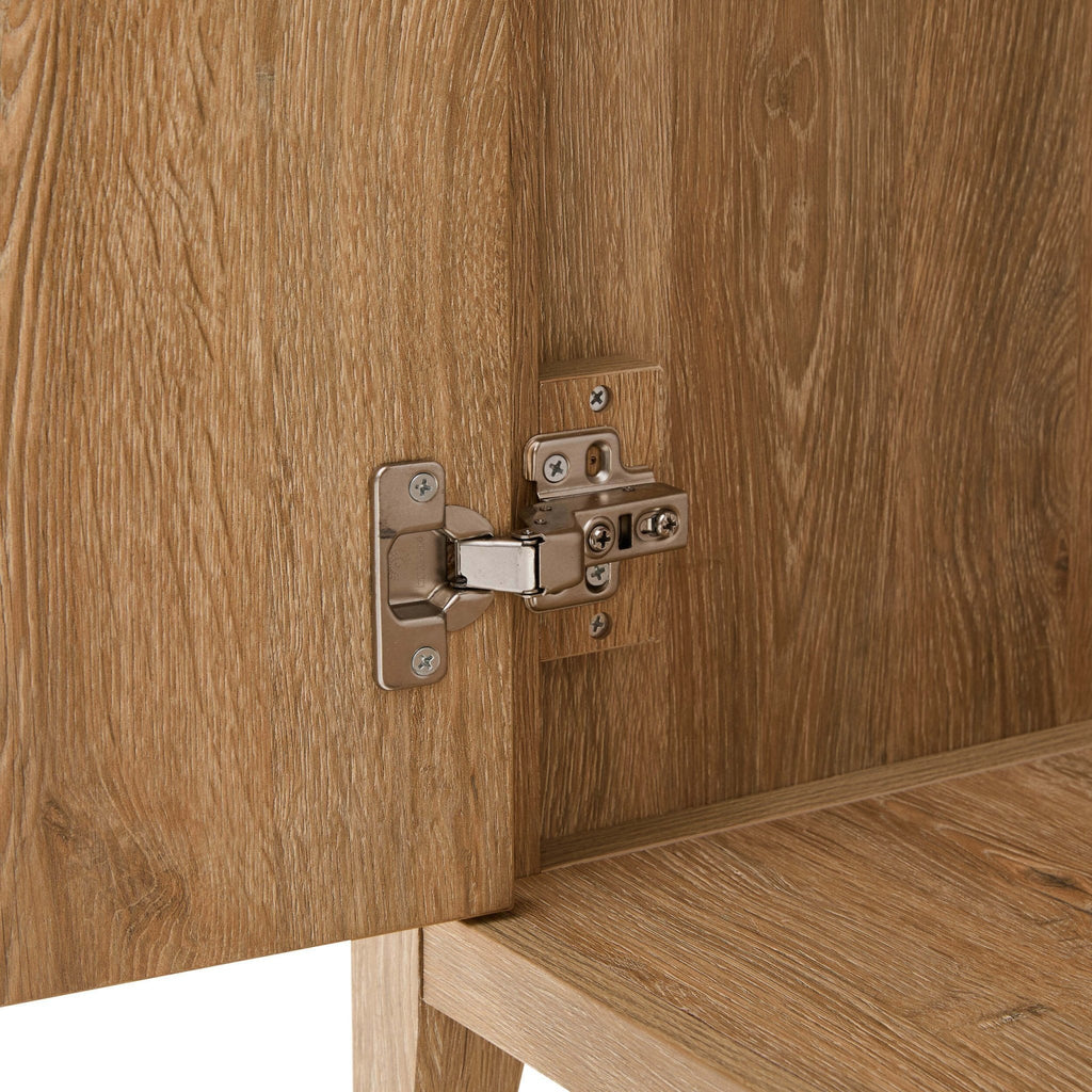 Armoire 3 portes Nell - Bois clair
