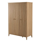 Dusklia - Nell 3 Door Wardrobe - Light Wood