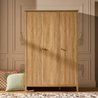 Dusklia - Nell 3 Door Wardrobe - Light Wood