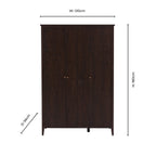 Dusklia - Nell 3 Door Wardrobe - Walnut
