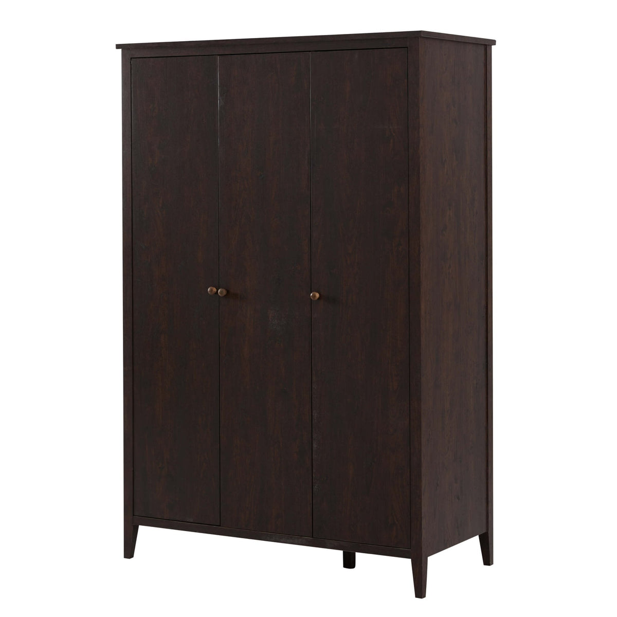 Dusklia - Nell 3 Door Wardrobe - Walnut