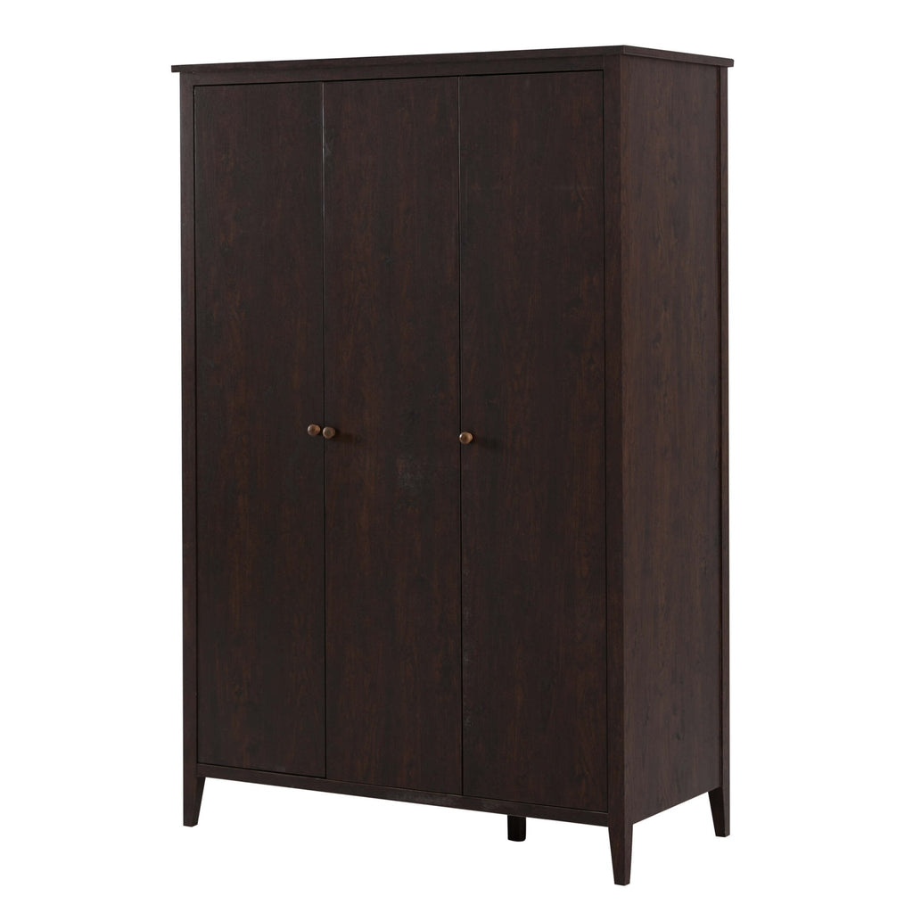 Armoire 3 portes Nell - Noyer