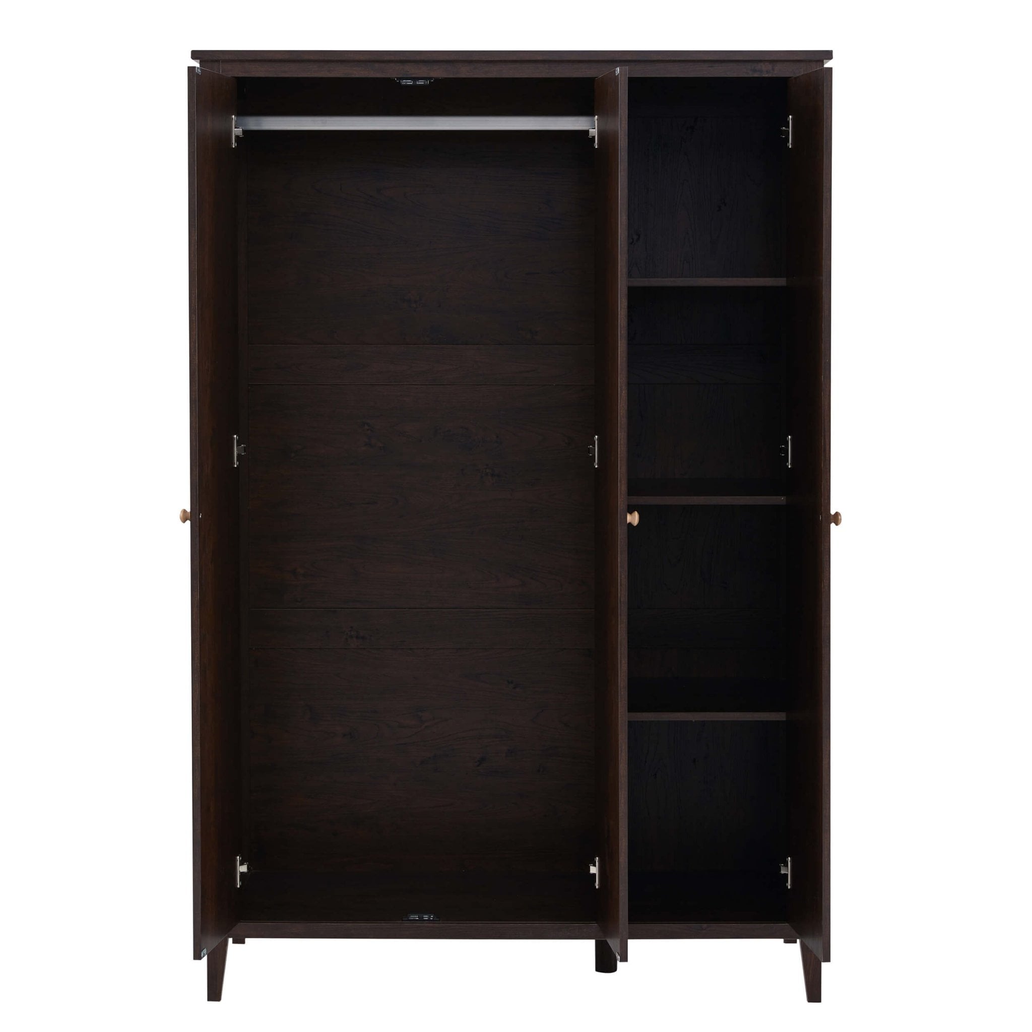 Armoire 3 portes Nell - Noyer