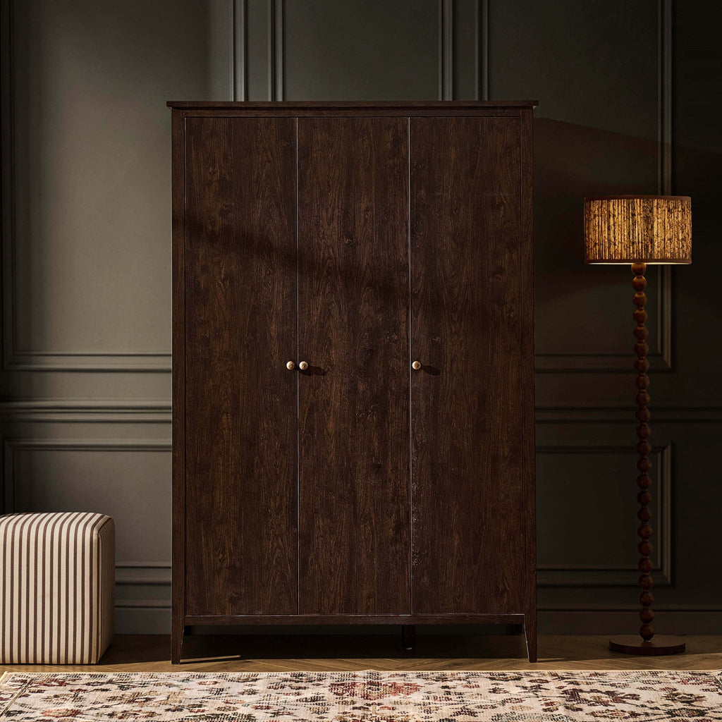Armoire 3 portes Nell - Noyer