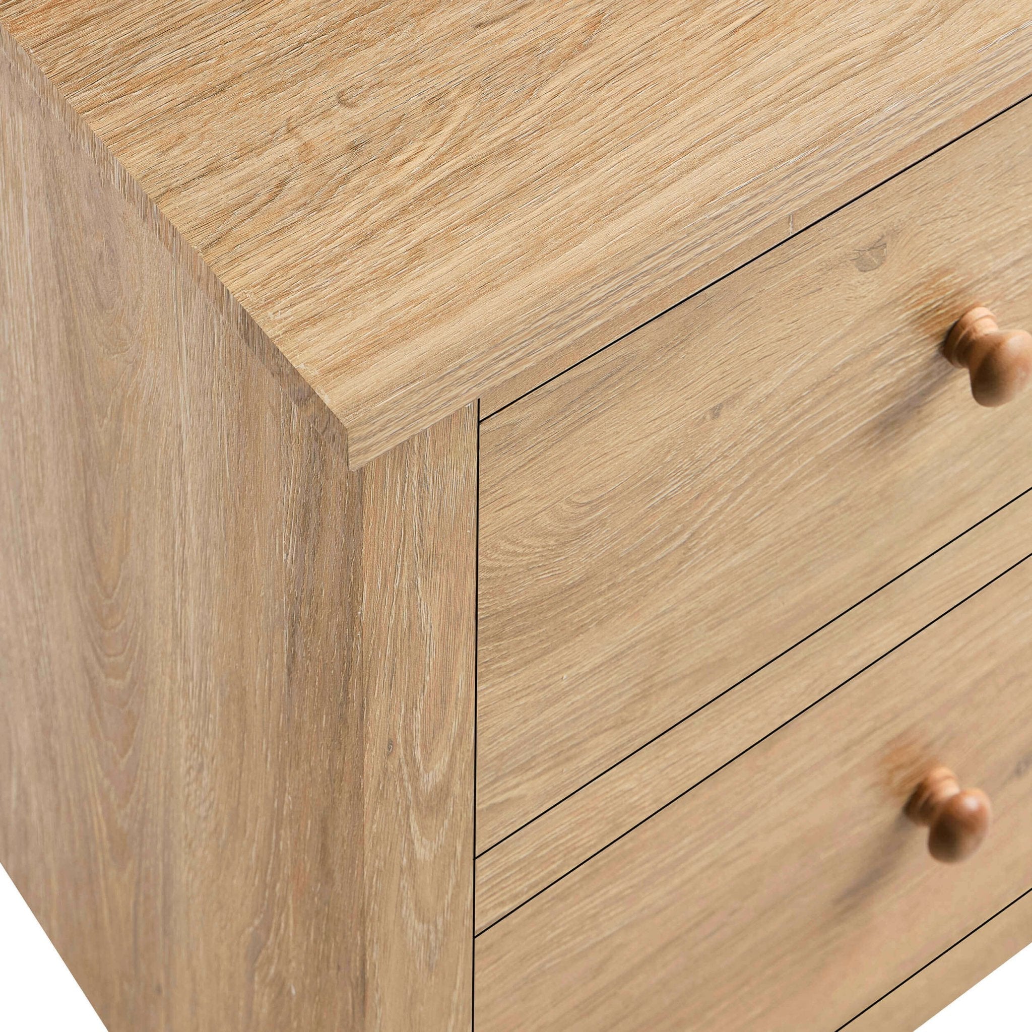 Dusklia - Nell 4 Drawer Chest - Light Wood