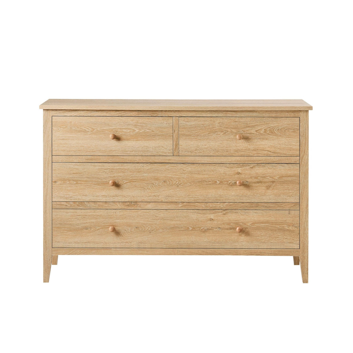 Dusklia - Nell 4 Drawer Chest - Light Wood