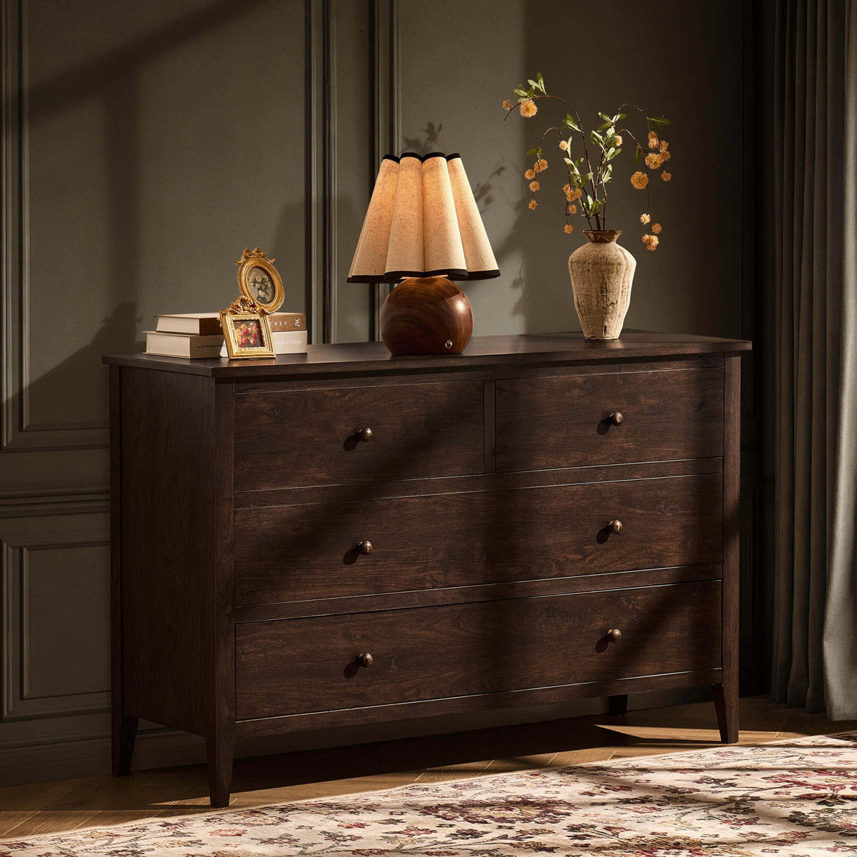 Dusklia - Nell 4 Drawer Chest - Walnut