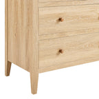Dusklia - Nell 5 Drawer Chest - Light Wood