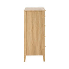 Dusklia - Nell 5 Drawer Chest - Light Wood