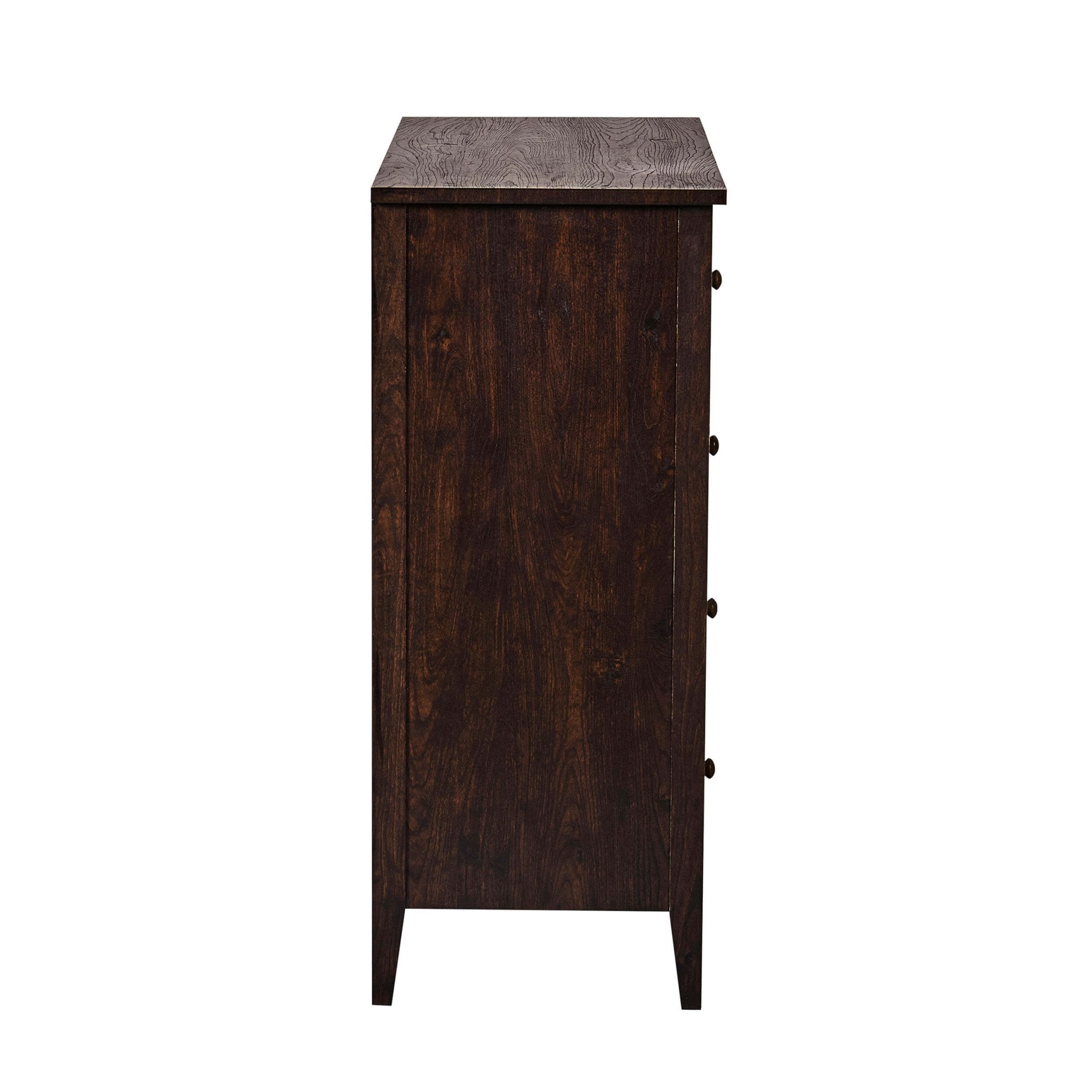 Commode 5 tiroirs Nell - Noyer
