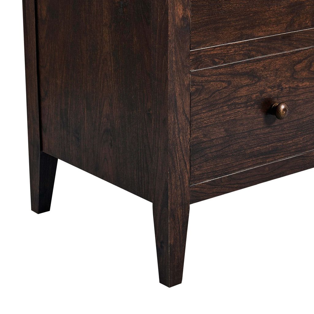 Commode 5 tiroirs Nell - Noyer