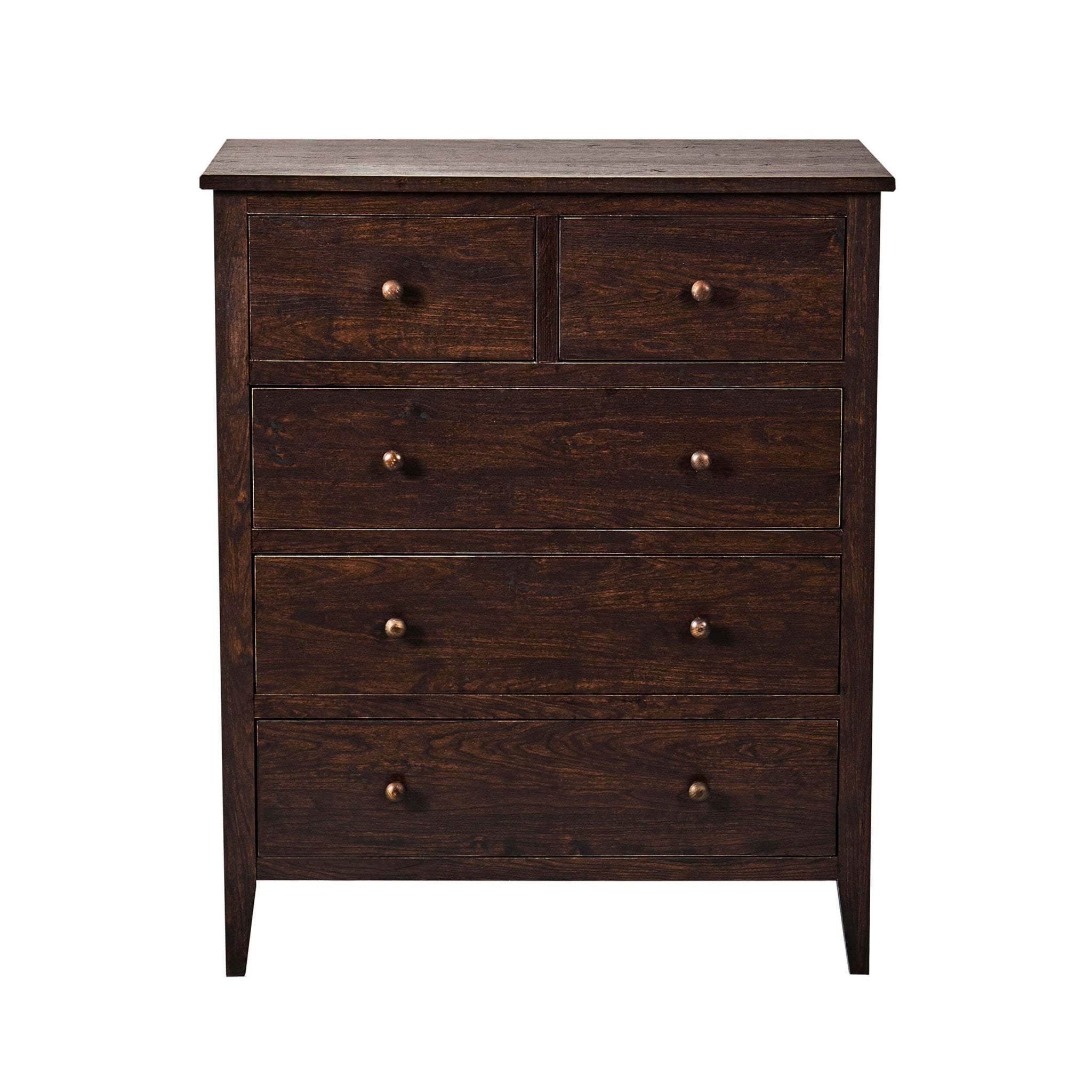 Commode 5 tiroirs Nell - Noyer