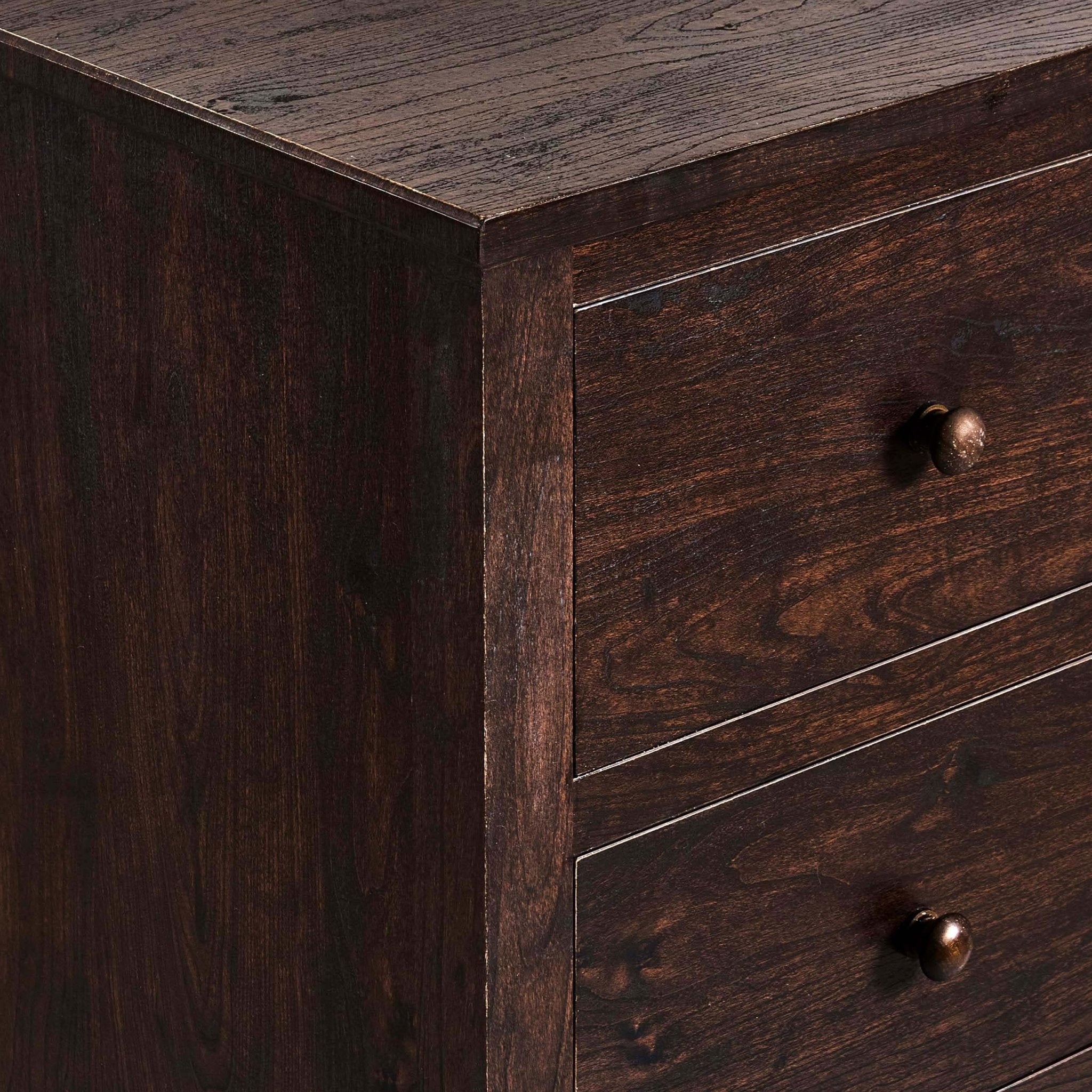 Commode 5 tiroirs Nell - Noyer