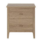 Dusklia - Nell 2 Drawer Bedside Table - Wood
