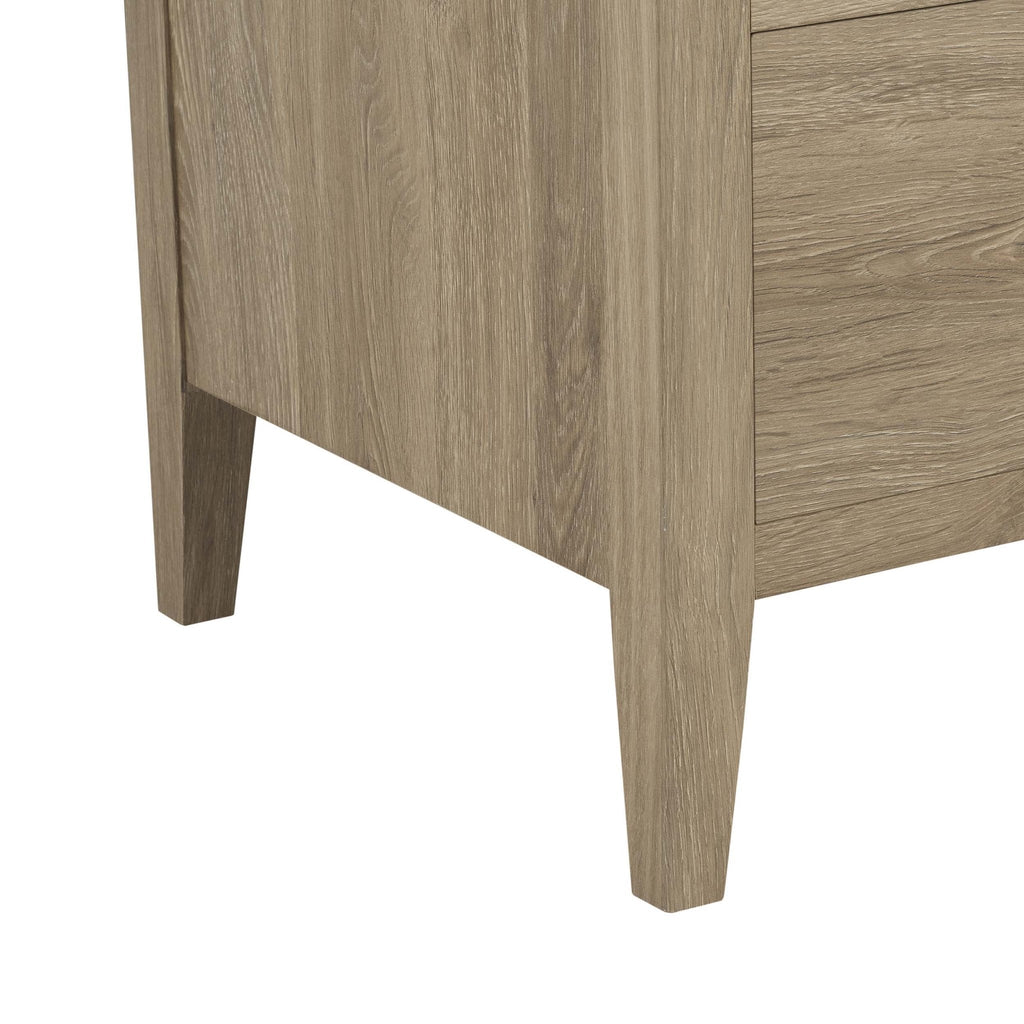 Dusklia - Nell 2 Drawer Bedside Table - Wood