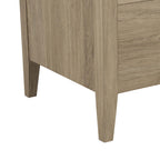Dusklia - Nell 2 Drawer Bedside Table - Wood