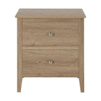 Dusklia - Nell 2 Drawer Bedside Table - Wood