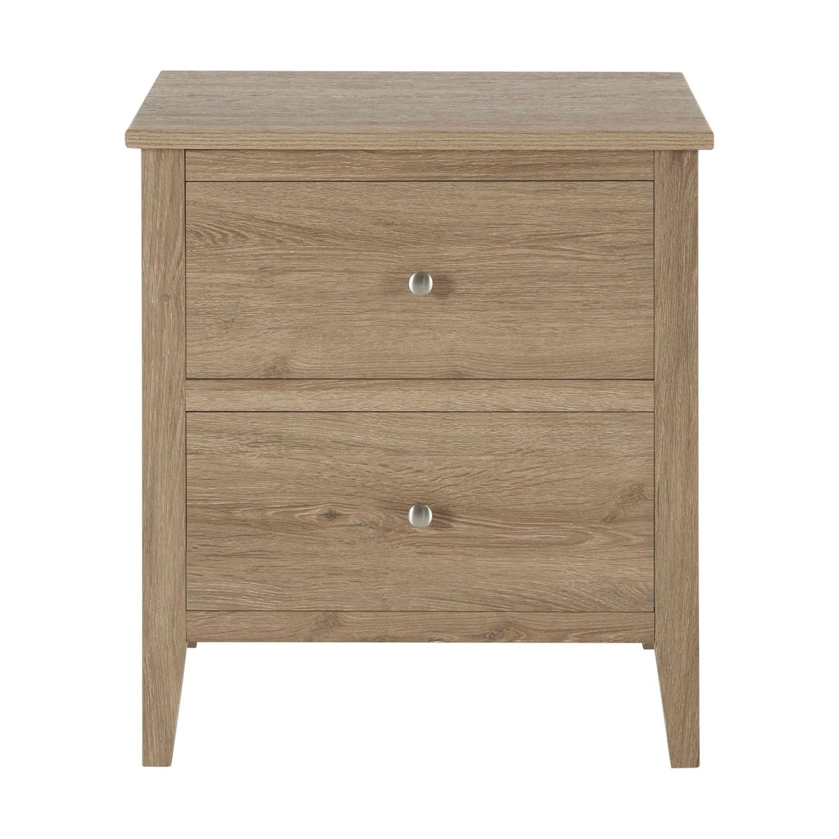Dusklia - Nell 2 Drawer Bedside Table - Wood